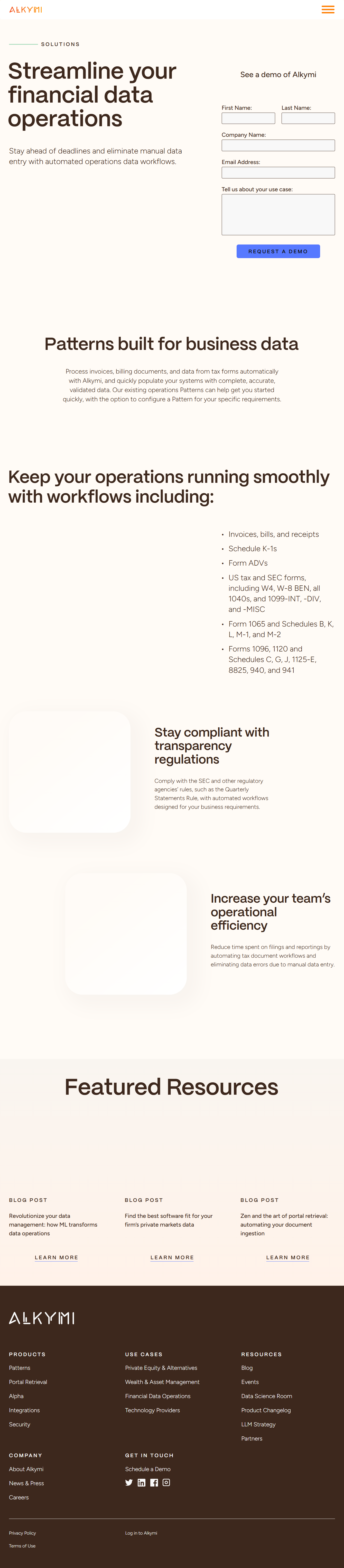 Alkymi: focused technical inquiry