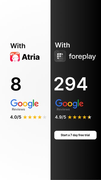 Foreplay branded comparison ad